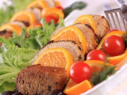 Шашлык из свинины с тимьяном и апельсином