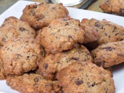 Хрустящее печенье с овсяными отрубями