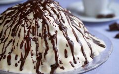 Торт «Дон Панчо» с ананасами и персиками