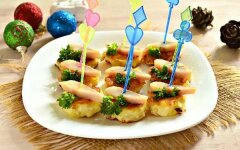 Канапе с рыбой на Новый год