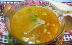 Капустняк со свиными ребрышками и пшеном