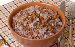 Душеновская гречка с мясным фаршем