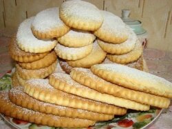 Молочные коржики из детства с ванилью