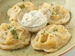 Сочные манты с мясным фаршем