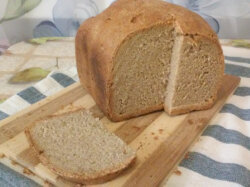 Бездрожжевой ржано-пшеничный хлеб в хлебопечке