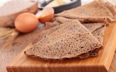 Гречневые блины на кислом молоке