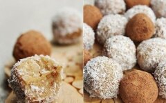 Ореховые конфеты с кокосовой стружкой