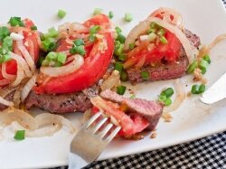 Мексиканский бифштекс с овощами