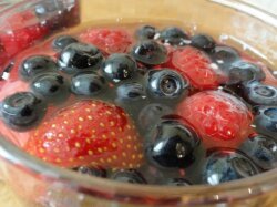 Желе с ягодами без сахара