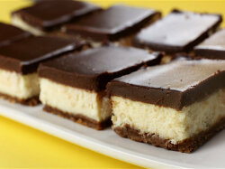 Печенье чизкейк с шоколадной глазурью