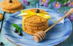 Медово-имбирное печенье на сковороде