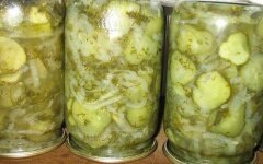 Салат из огурцов с горчицей и укропом