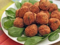 Фалафель с булгуром и кинзой