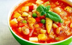 Минестроне с мини-кукурузой