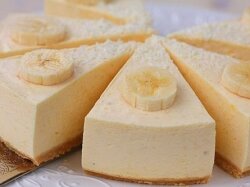 Банановый чизкейк с сырным суфле