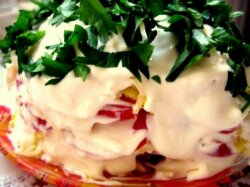 Закусочные помидоры под сырной шубой