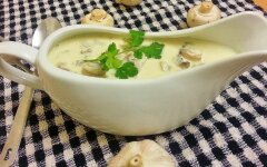 Грибной соус «Бешамель» к мясу