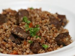 Каша гречневая с печенью в мультиварке