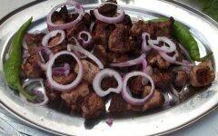 Грузинский шашлык из говядины по-мирзаански