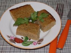 Запеканка из говяжьей печени с цветной капустой в мультиварке