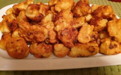 Хрустящая цветная капуста в сырно-пивном кляре