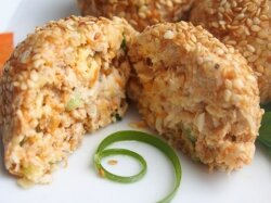 Оригинальные салатные шарики