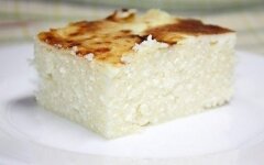 Творожная запеканка с манкой на молоке в духовке
