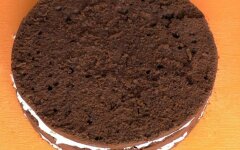 Шоколадный бисквит на сливочном масле для тортов