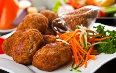 Вегетарианские котлеты из гречки с грибами и зеленью