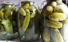 Салат «Зимний король» из огурцов с лимонной кислотой