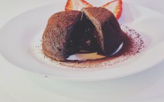 Шоколадный фондан