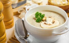 Классический грибной крем-суп со сливками