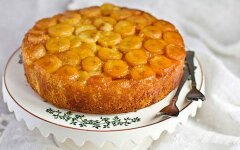 Пышная банановая шарлотка в духовке