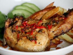 Свиные отбивные в пикантном маринаде