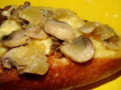 Хрустящие булочки с грибами