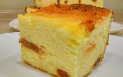 Творожная запеканка в духовке с манкой без муки