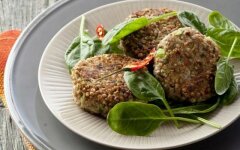 Котлеты из картофеля и гречки без яиц