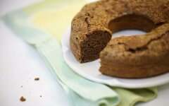 Банановый кекс с ромом и корицей
