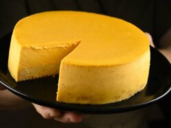 Тыквенный чизкейк с рисовой мукой