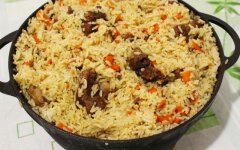 Плов из баранины с кунжутным маслом