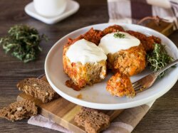 Ленивые голубцы с чесноком на сковороде