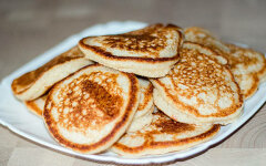 Необычные оладьи из овсянки и манки на кефире