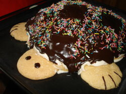 Торт «Черепаха» с шоколадным кремом на сковороде