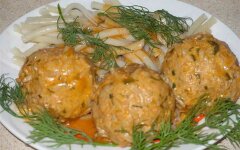 Рыбные тефтели с сыром в духовке
