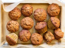 Морковные кексики с йогуртом