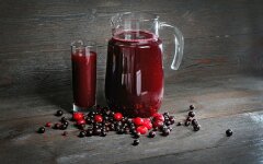 Клюквенный компот с любой смородиной