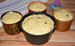 Александрийское тесто на молоке для куличей