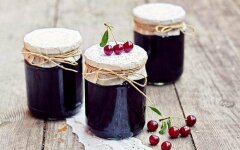 Повидло из вишни с яблочным соком