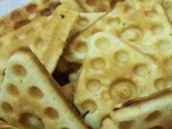 Ванильное печенье с майонезом на сковороде