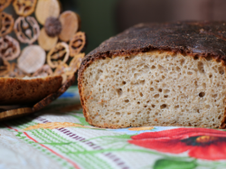 Амарантовый хлеб без глютена на закваске